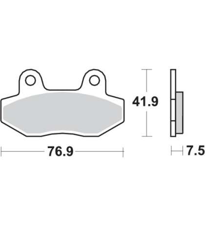 JUEGO PASTILLAS PEUGEOT SPEEDFGHIT 3 50 10/17 - SBS - R: P200HM