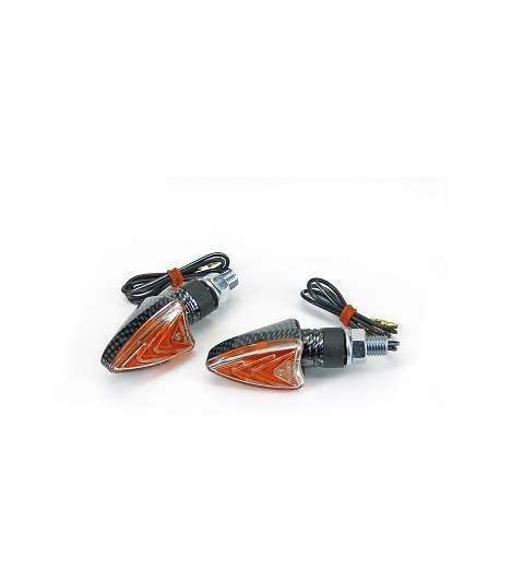 JUEGO DE INTERMITENTES HOMOLOGADOS ARROLD IMIT CARBONO ST111 - TNT - R: 206002A