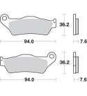 JUEGO PASTILLAS FRENO APRILIA SM 125, KTM GS 125 SINTER SBS R: P671HS