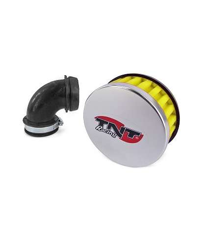 FILTRO DE AIRE 90 GRADOS TNT R BOXH5 COLOR AMARILLO R: 115095