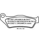 JUEGO PASTILLAS FRENO HONDA CR 250 R: PA 53027 C