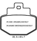 JUEGO PASTILLAS FRENO GILERA RUNNER 125 R: PA 3026