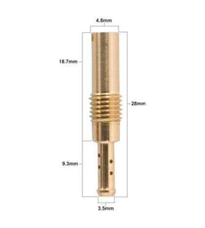 CHICLE DE BAJA CARBURADOR BRK/OKO 38 R: CBBO38