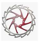 DISCO DE FRENO UNEX 180 MM. PLATA/ROJO 114 GRAMOS R: 33755