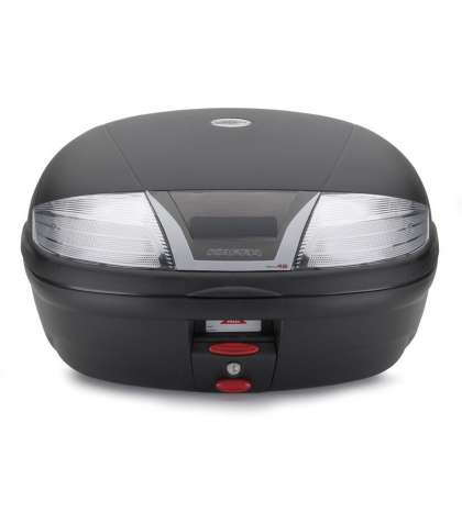 BAULETE KAPPA 46 LITROS NEGRO BASE REFLECTOR AHUMADO R: K46NT