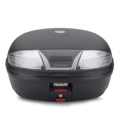 BAULETE KAPPA 46 LITROS NEGRO BASE REFLECTOR AHUMADO R: K46NT