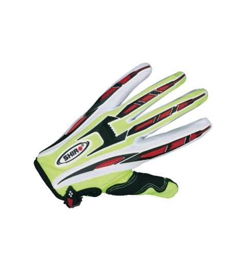 PAR DE GUANTES CROSS TL MX 1 AMARILLO/FLUOR SHIRO R: 488 04