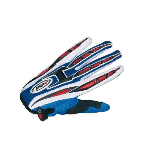 PAR DE GUANTES CROSS TM MX 1 AZUL SHIRO R: 488 07
