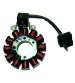 STATOR 12 POLOS TRIFASE 12 V 120 W. MOTOR PIAGGIO 50/100 4 T. R: 04168052