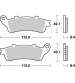 JUEGO PASTILLAS ST HONDA PAN EUROPEAN 1300 " SINTER " SBS R: P722HS