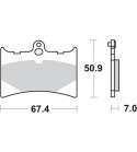 JUEGO PASTILLAS APRILIA RS 125 92/05 " SINTER " SBS R: P601RS