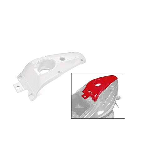 TAPA ASIENTO GASOLINA YAMAHA AEROX BLANCA TNT R: 580400