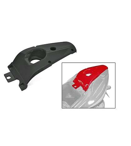 TAPA ASIENTO GASOLINA YAMAHA AEROX NEGRO METAL TNT R: 580400A
