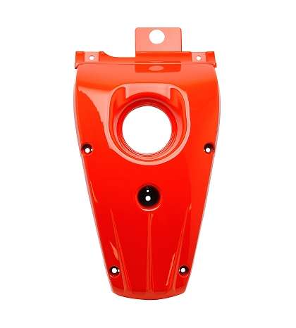 TAPA ASIENTO GASOLINA YAMAHA AEROX ROJO ESCUDERIA TNT R: 580400D