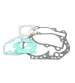 JUEGO DE JUNTAS MOTOR PEUGEOT SPEEDFIGHT 50 AIRE / BUXI 50 / SQUAB 50 ARTEIN R: J0000PT000411