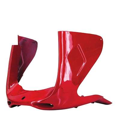 FRONTAL INFERIOR DELANTRO YAMAHA AEROX 50 ROJO ESCUDERIA R: 366743