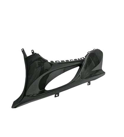 TAPA LATERAL DELANTERA IZQUIERDA YAMAHA JOG RR 50 NEGRO METALIZADO TNT R: 366861G