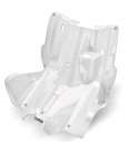 CONTRAESCUDO YAMAHA AEROX 50 C.C. BLANCO TNT R: 366798A