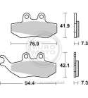 JUEGO PASTILLAS FRENO APRILIA RS 50 03 SBS R: P120HF