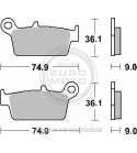 JUEGO PASTILLAS FRENO GAS GAS EC 125 00 SBS R: P121HF