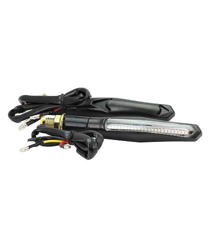 INTERMITENTE HOMOLOGADO OPM TEXAS SEQUENTIEL LEDS WITH BREAKING LIGHT NEGRO (EL PAR) R: 206022P