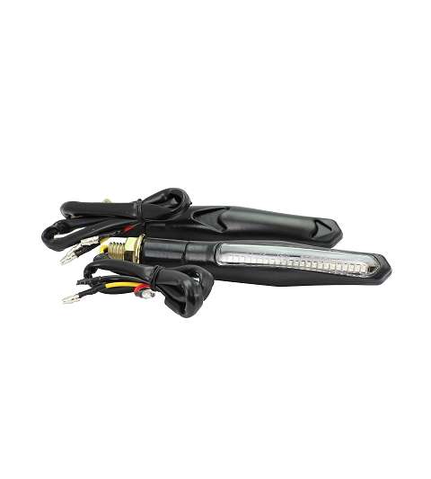 INTERMITENTE HOMOLOGADO OPM TEXAS SEQUENTIEL LEDS WITH BREAKING LIGHT NEGRO (EL PAR) R: 206022P