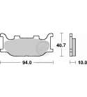 JUEGO PASTILLAS FRENO YAMAHA T MAX 500 06/16 SBS R: P128HF